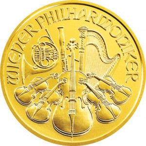 2014 1 oz Austrian Gold Philharmonic (BU)